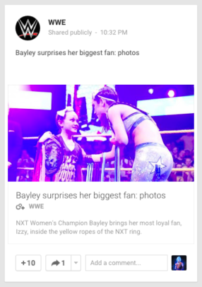 WWE.Bayleys Biggest Fan - Izzy